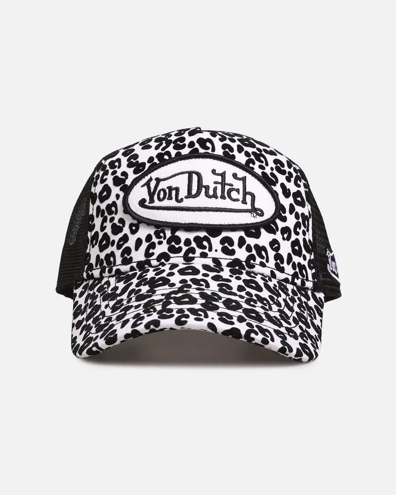 Von Dutch Von Dutch Trucker Snapback Hat Black/White 1