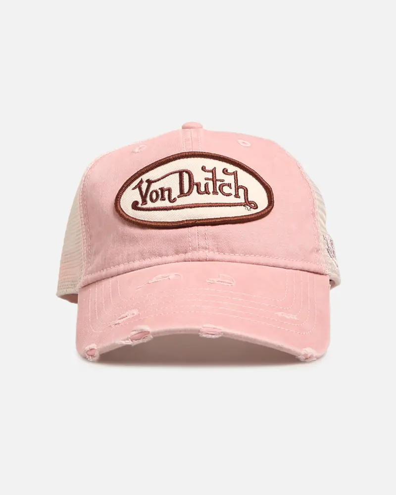 Von Dutch Von Dutch Trucker Snapback Hat Pink 1