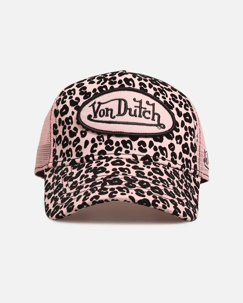 Von Dutch Von Dutch Trucker Snapback Hat Pink 1