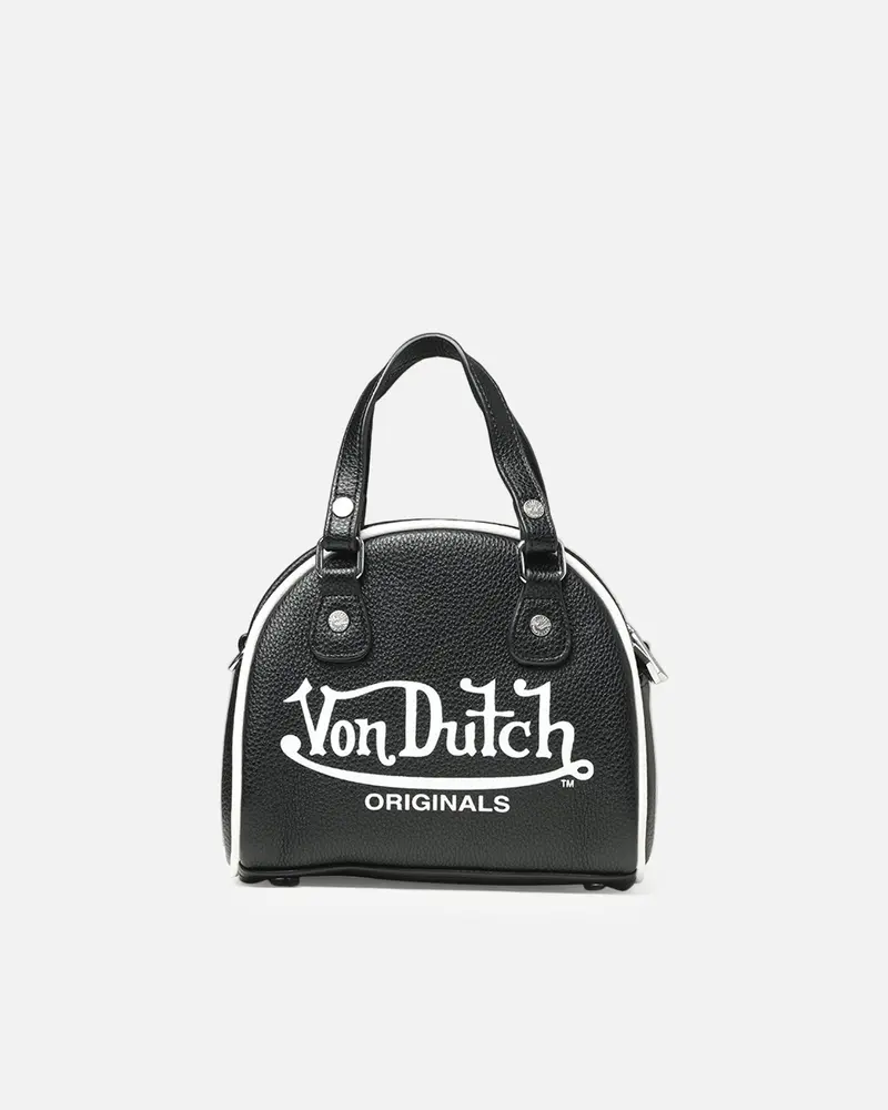 Von Dutch Women's Mini Originals Bowling Bag Black 1