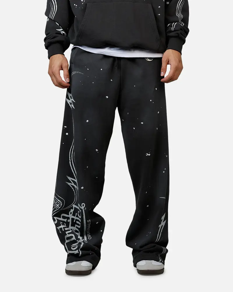 Von Dutch X Culture Kings Ck Sweatpants Washed Black 1