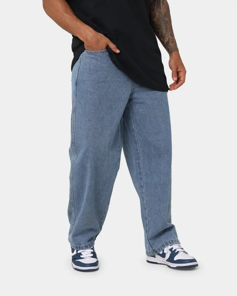 X-Large Bull Denim 91 Pants Mid Blue 1