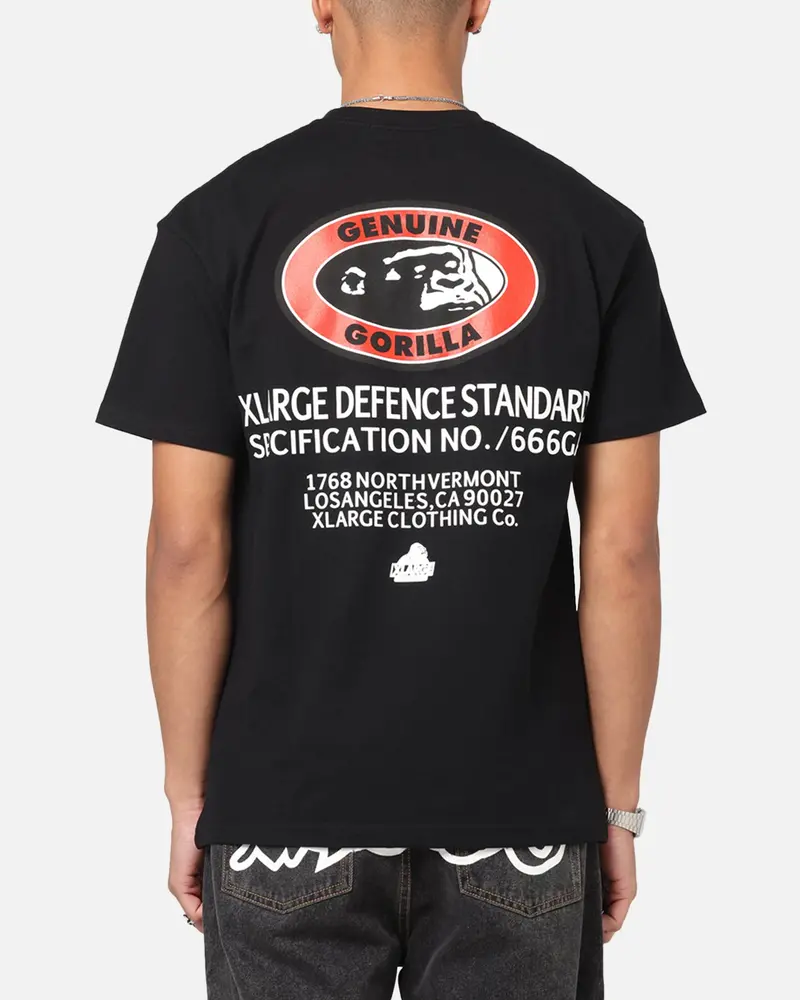 X-Large Defence T-Shirt Black 1