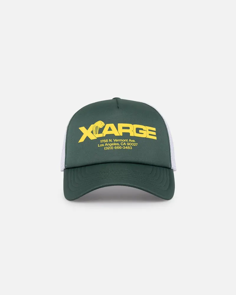 X-Large La Vipers Trucker Snapback Forest Green 1