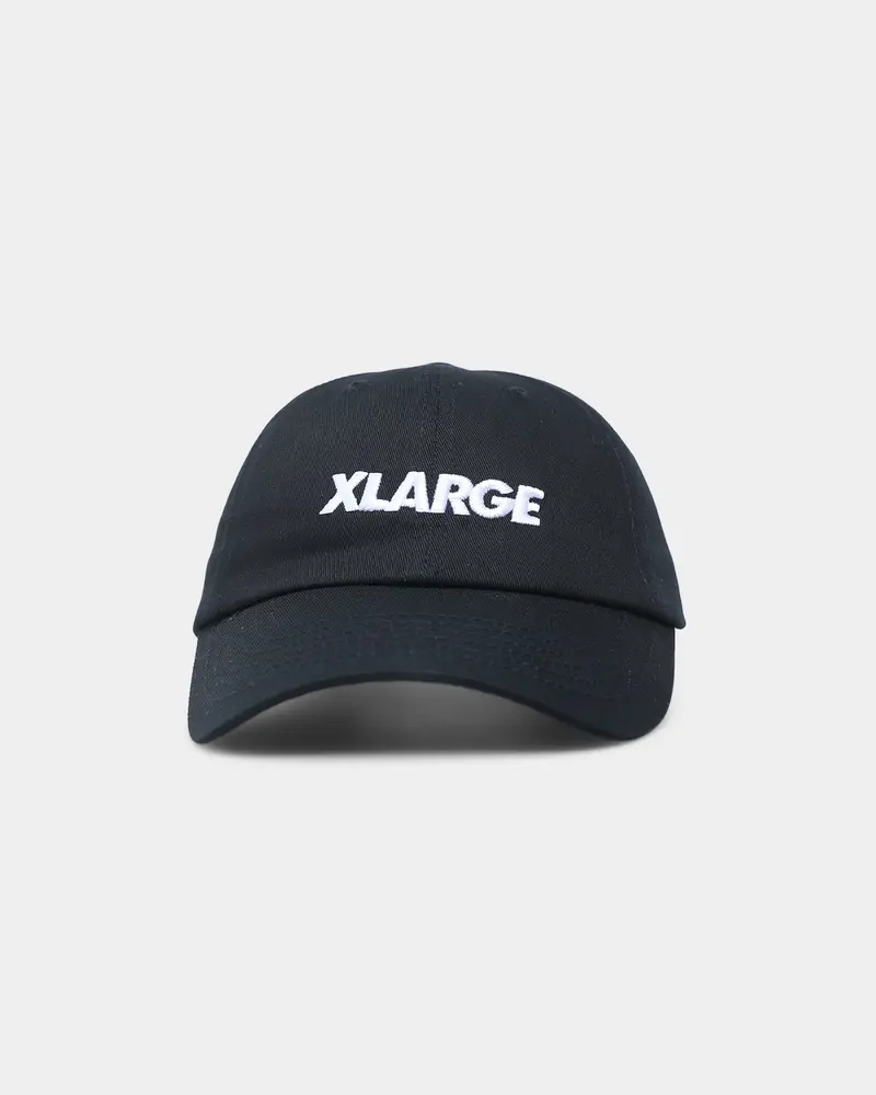 X-Large Low Profile Text Strapback Black 1