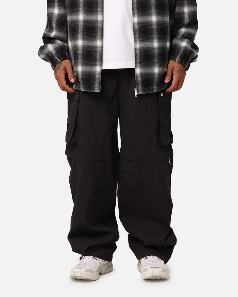 X-Large Nyco Cargo Convertible Pants Black 1