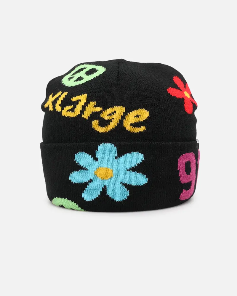 X-Large Peace 91 Mid Beanie Black 1