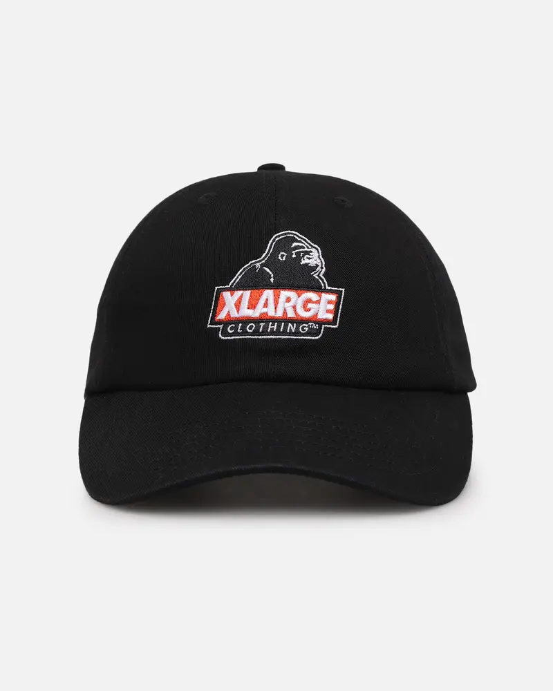 X-Large Slanted Low Pro Snapback Black/Red 1