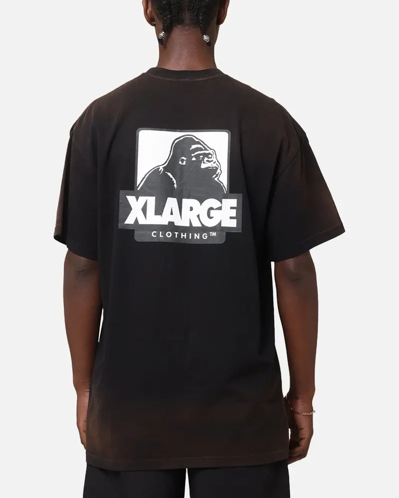X-Large Washed 91 Lcd T-Shirt Coffee 1
