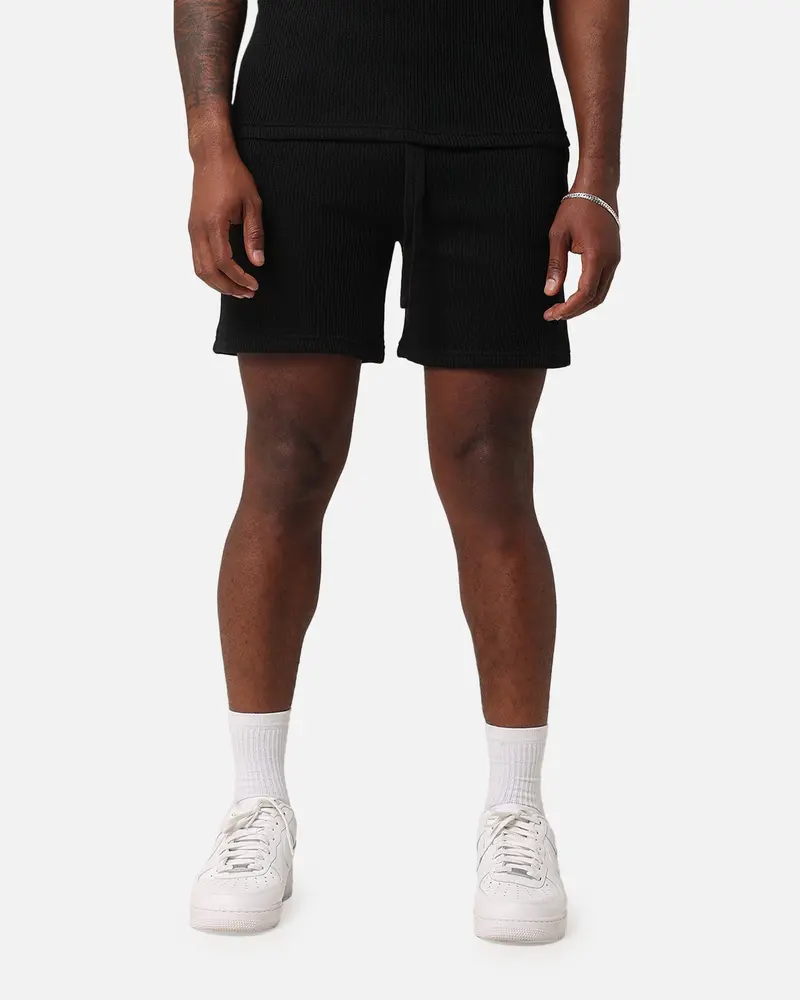 Xxiii Broad Knit Shorts Black 1