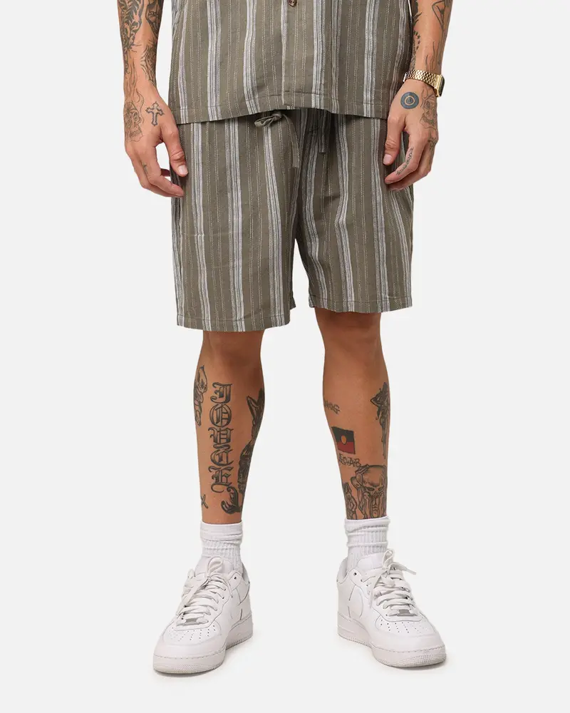Xxiii Condesa Linen Shorts Olive 1