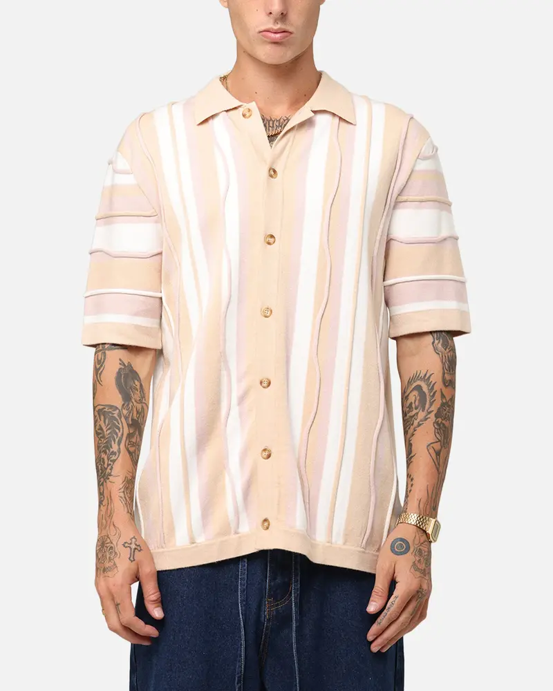 Xxiii Coogee Button Up Shirt Cream/White 1