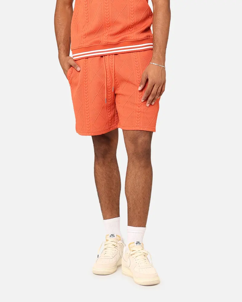 Xxiii Danny Knit Shorts Bright Red 1