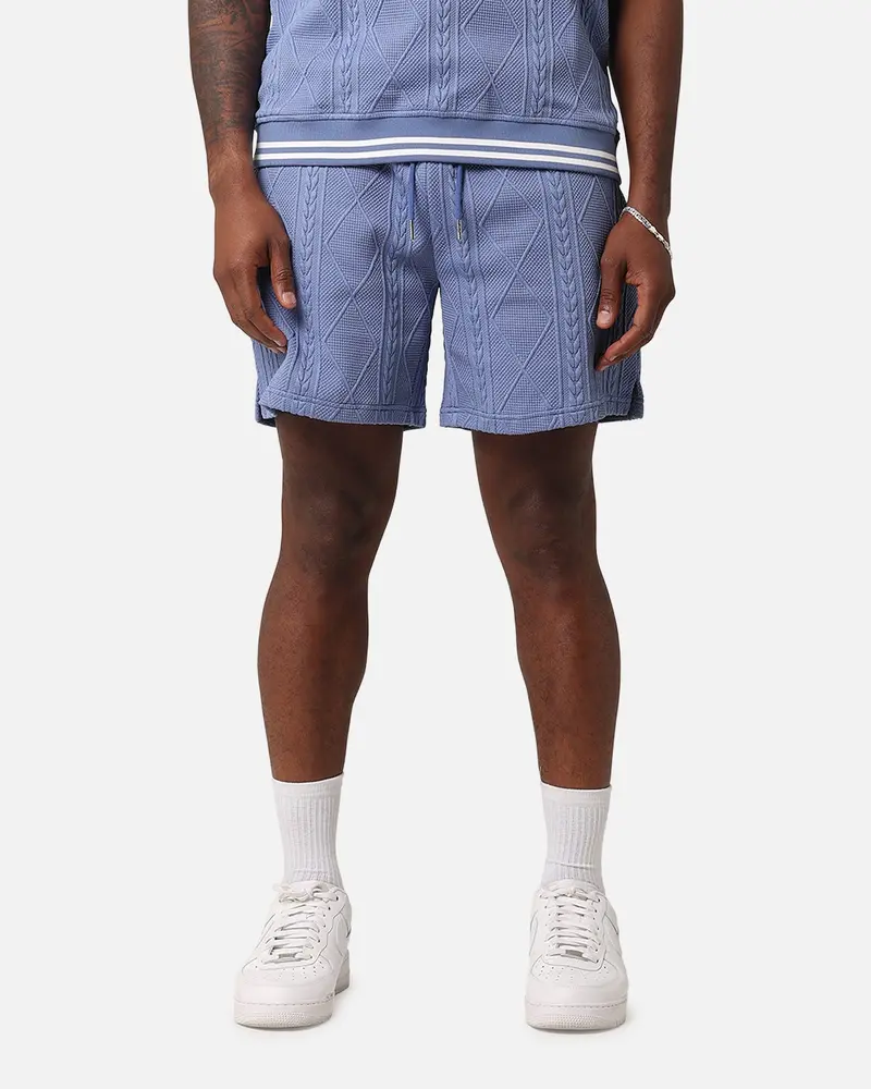 Xxiii Danny Knit Shorts Floral Blue 1