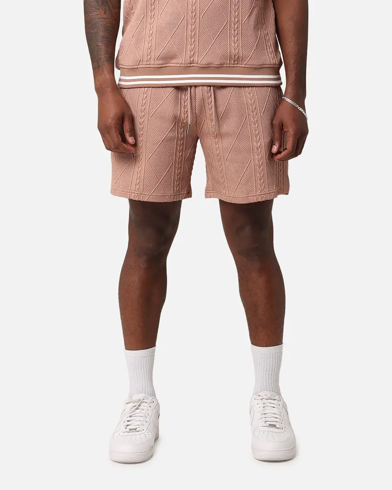 Xxiii Danny Knit Shorts Mocha 1