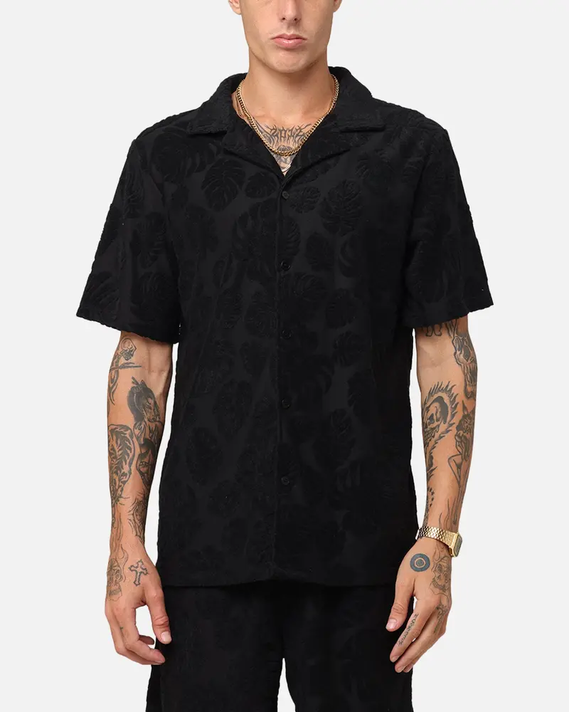 Xxiii Dark Amazon Button Up Shirt Black 1