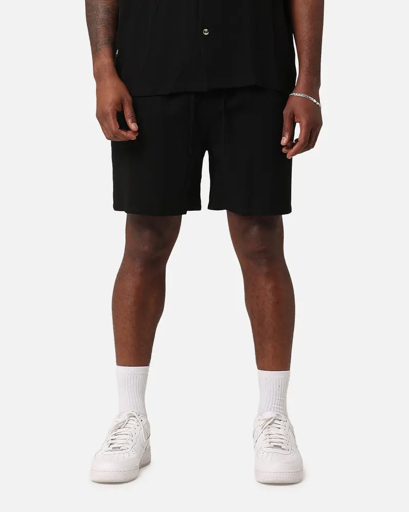 Xxiii Ezrah Linen Shorts Black 1