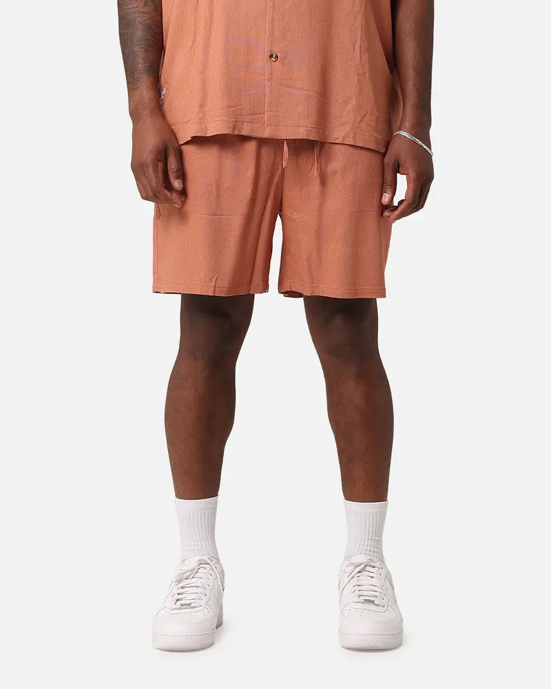 Xxiii Ezrah Linen Shorts Tan 1