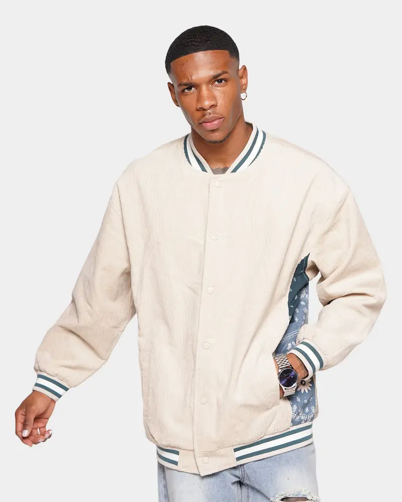 Xxiii Hellekin Cord Bomber Jacket Cream 1