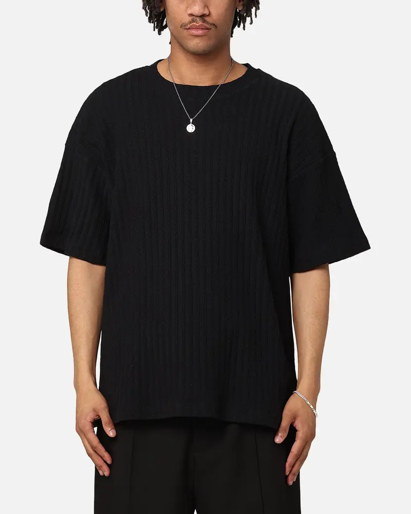 Xxiii Karl Knit T-Shirt Black 1