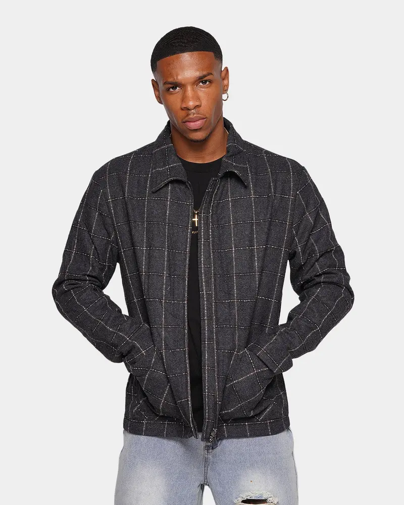 Xxiii Lauritz Check Jacket Navy 1
