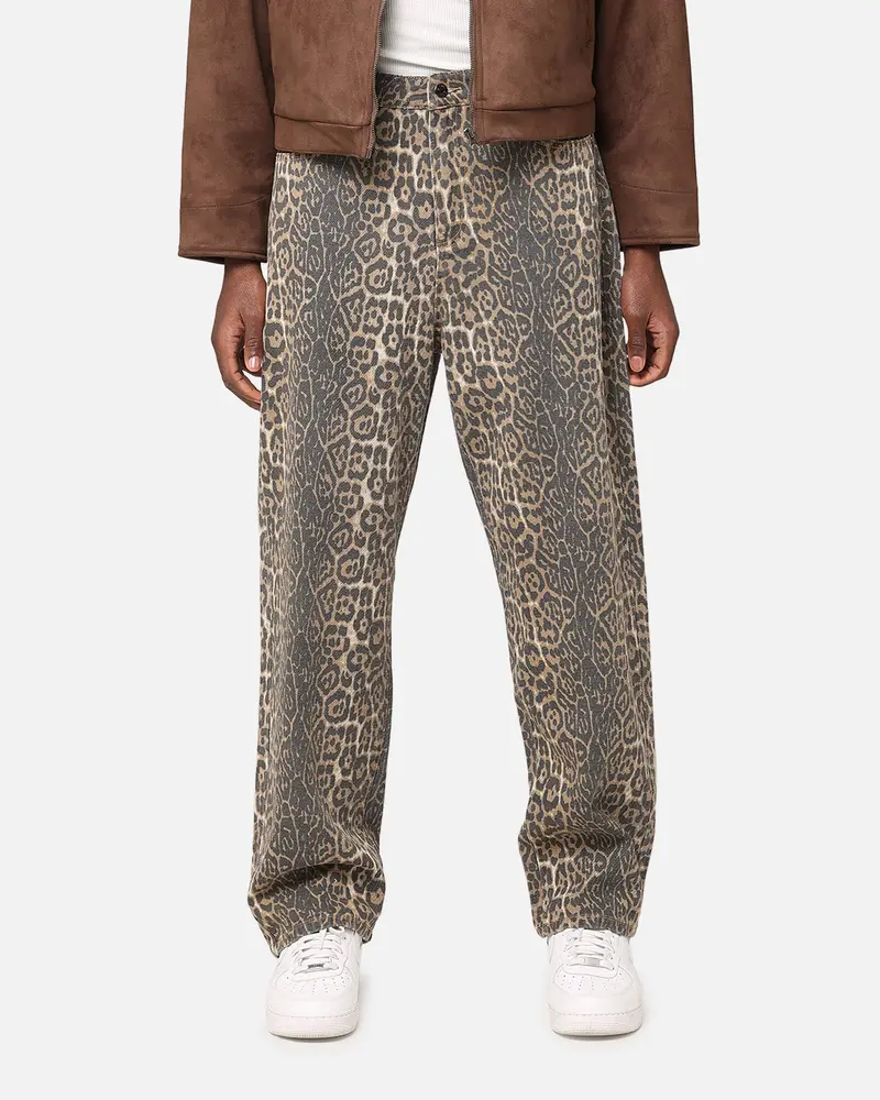 Xxiii Leopard Baggy Jeans Leopard 1