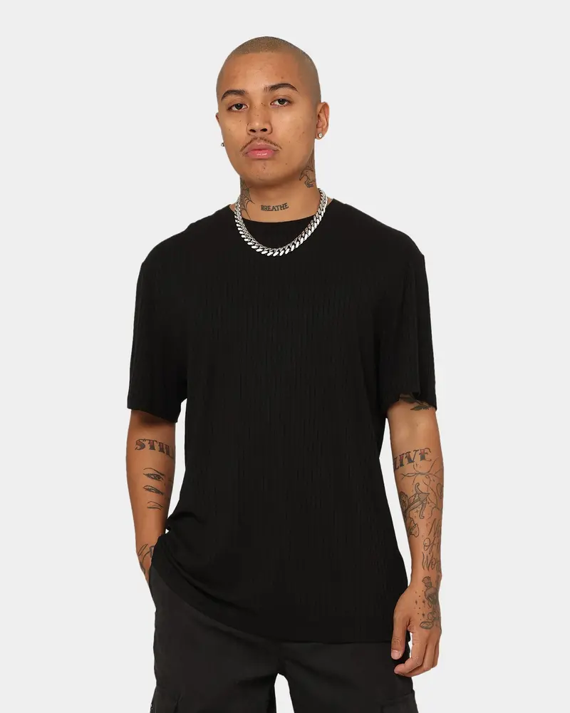 Xxiii Malik Knit T-Shirt Black 1