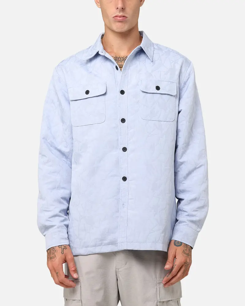 Xxiii Nebula Textured Overshirt Blue 1