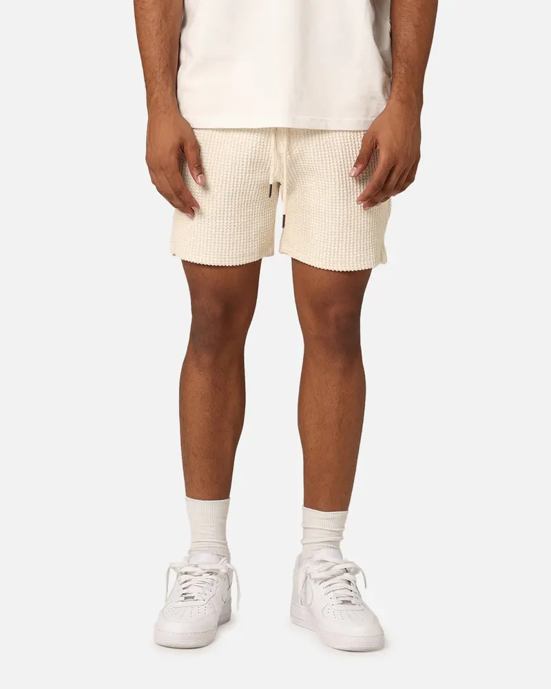 Xxiii Ozzy Waffle Shorts Cream 1