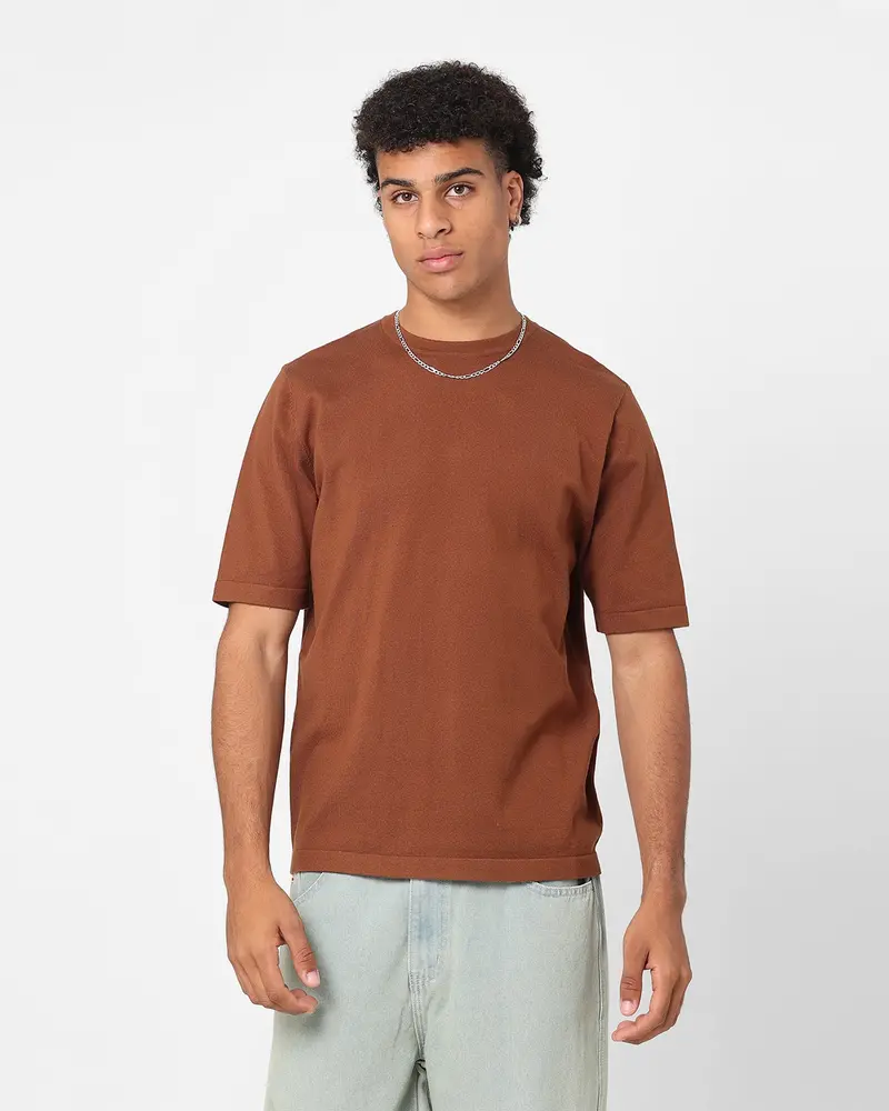 Xxiii Pierre Short Sleeve T-Shirt Brown 1