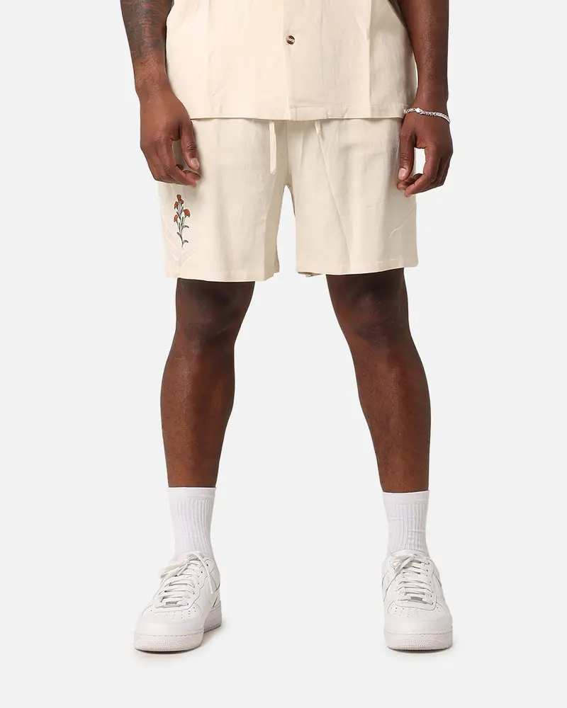 Xxiii Serene Linen Shorts Off White 1