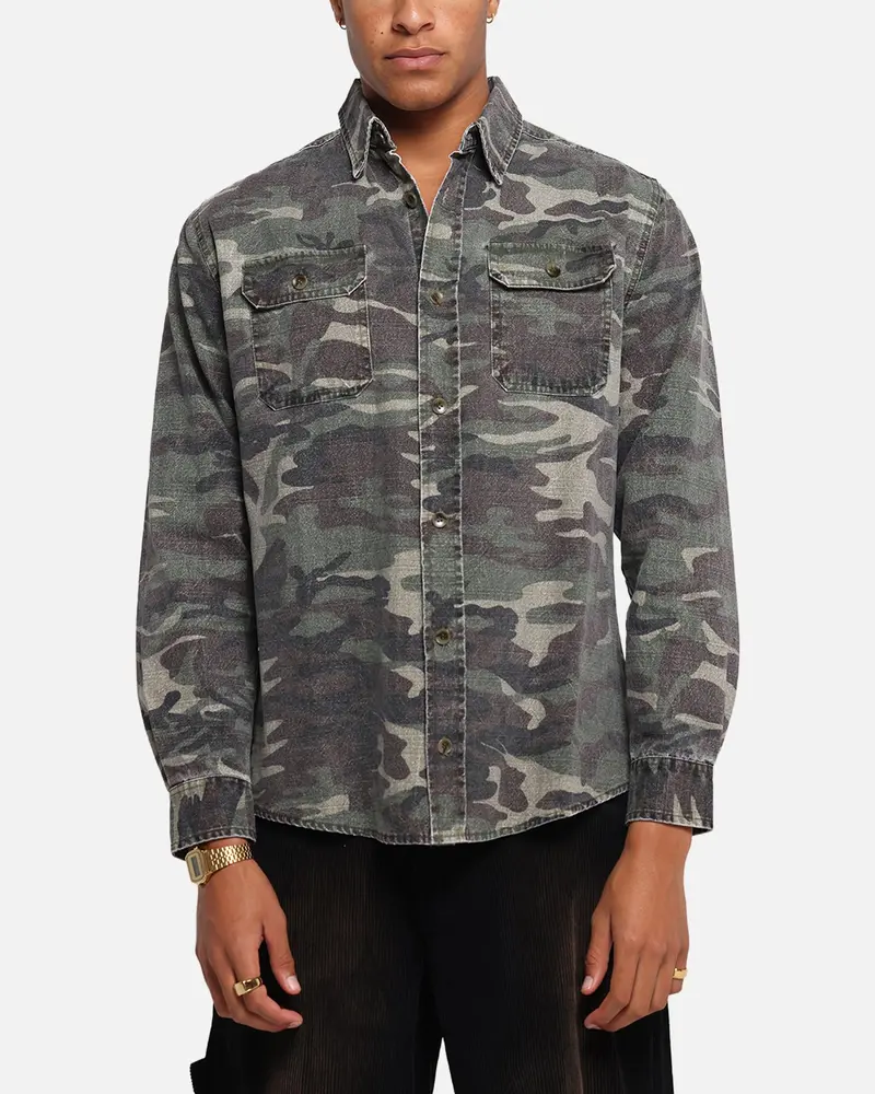 Xxiii Slub Overshirt Camo 1