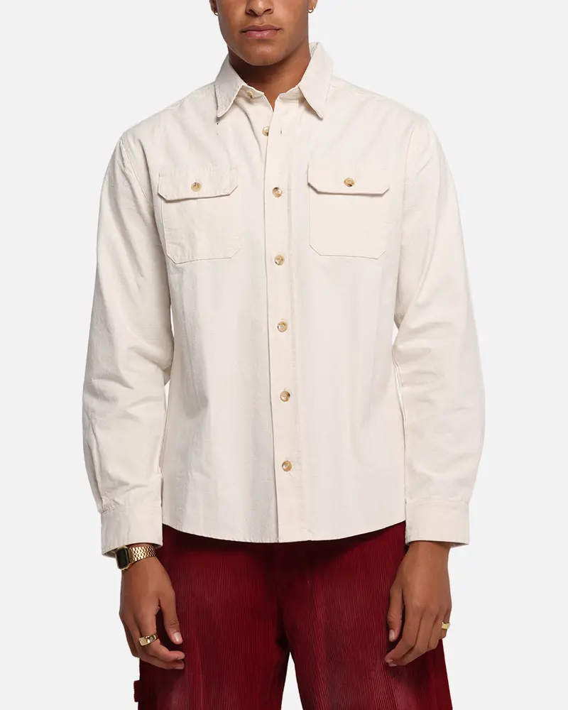 Xxiii Slub Overshirt Natural 1