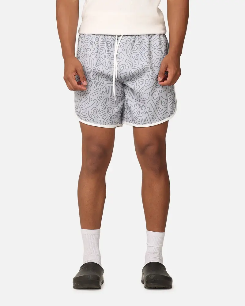 Xxiii Squiggle Swim Shorts Grey 1
