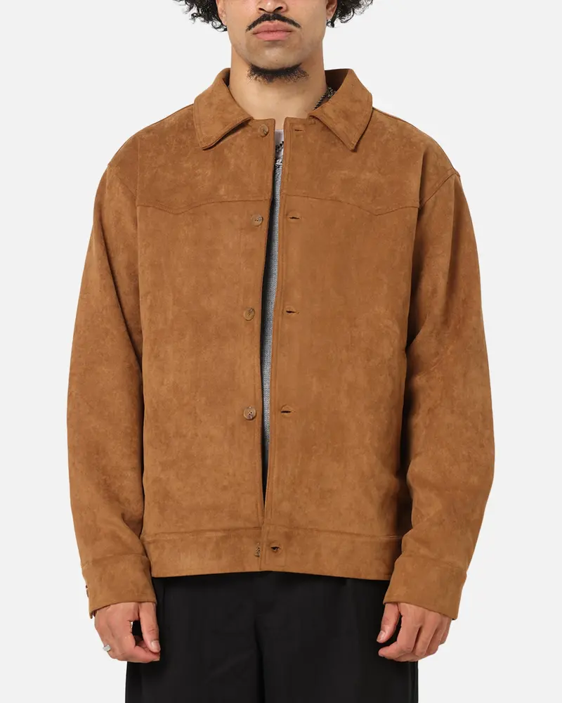 Xxiii Suede Jacket Brown 1