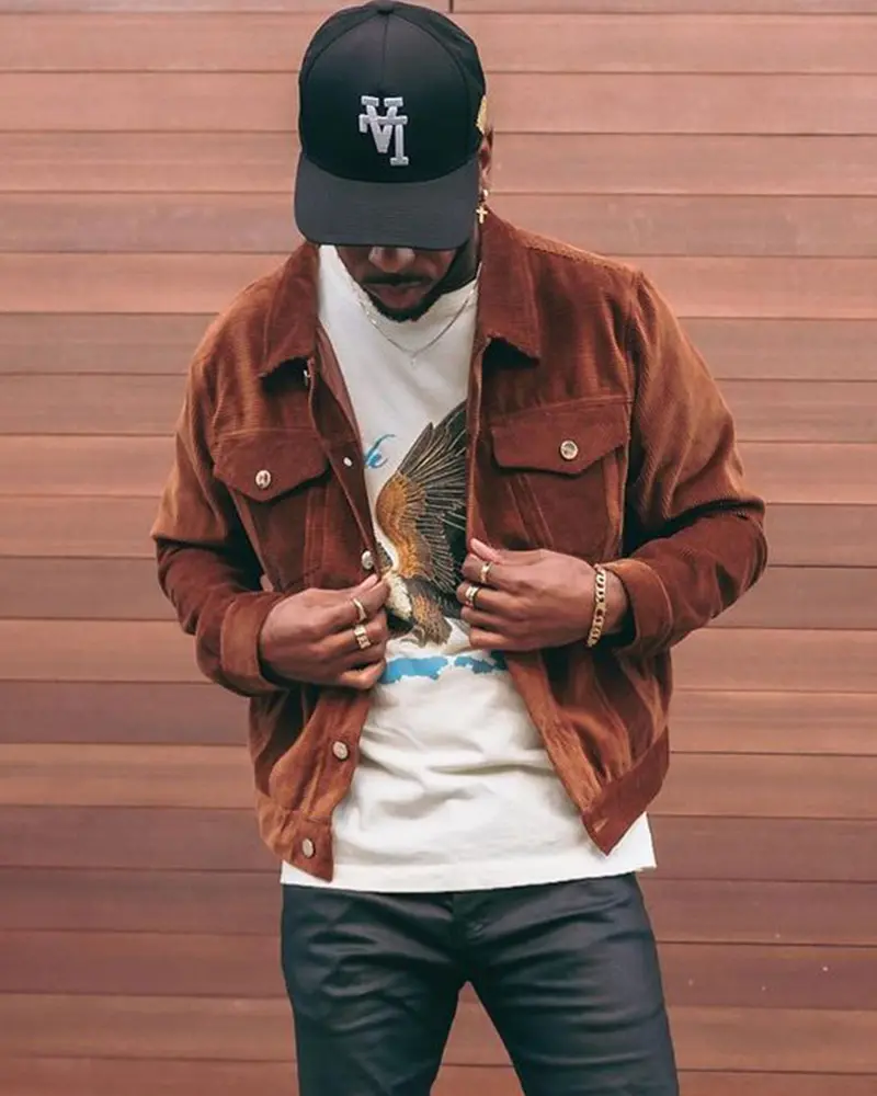 Xxiii Sure Cord Jacket Brown 1