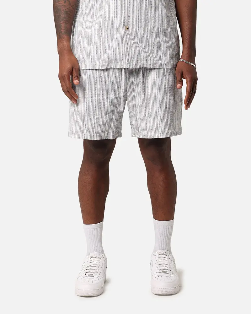 Xxiii Tulum Stripe Shorts Cream/Blue 1