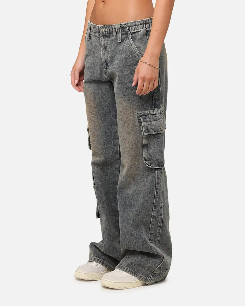 Xxiii Women's Corporal Cargo Jeans Vintage Blue 5