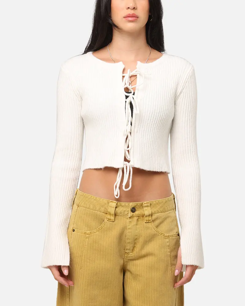 Xxiii Women's Olympia Knit Jumper Off White 1