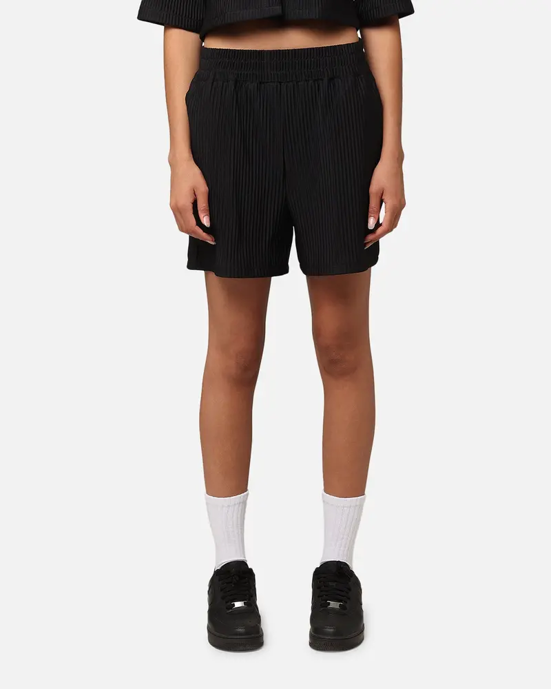 Xxiii Women's Pleated Shorts Black 1