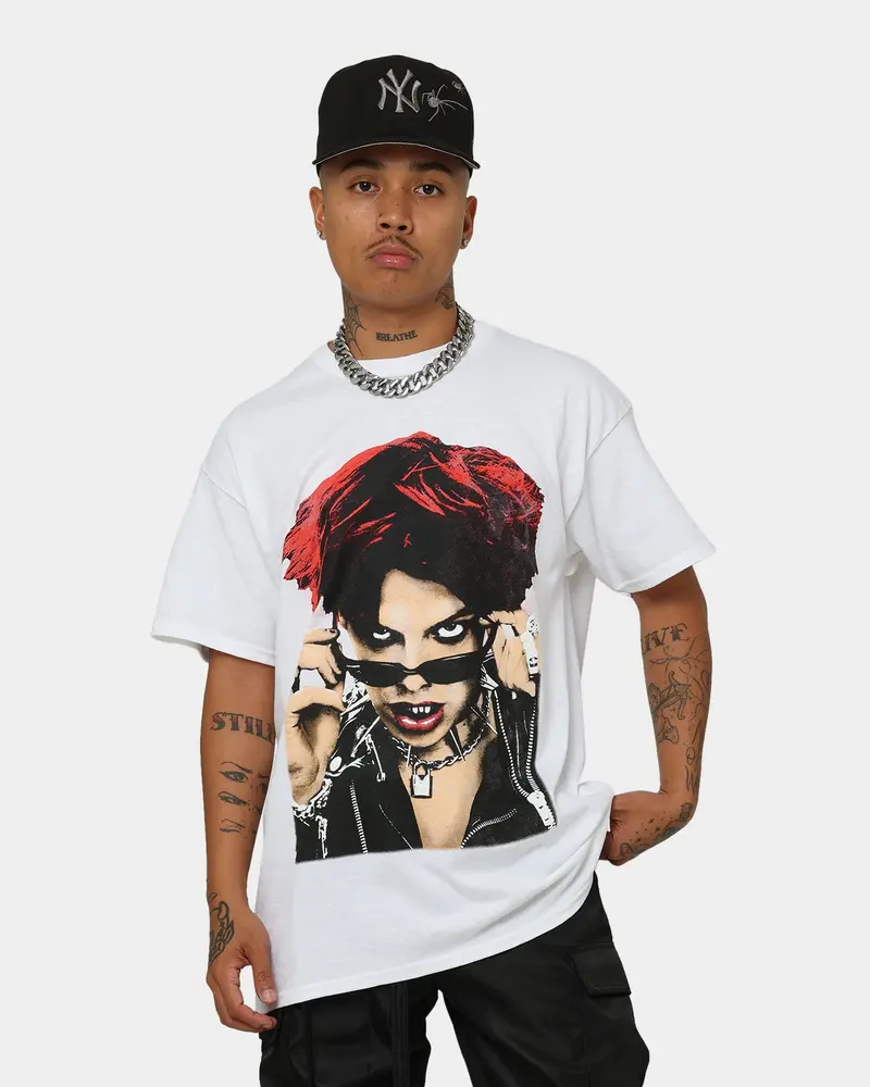 Yungblud Life On Mars Tour Vintage T-Shirt White 1