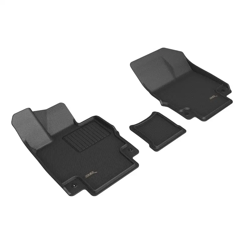 3D Maxpider Kagu Floor Mats For 2023+ Genesis Gv60 – Premium Black Interior Protection (R1 Fit) 1