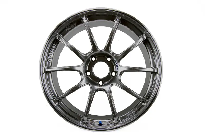 Advan Rzii 18X8.5 +45 5X100 Hyper Black Racing Wheel 1