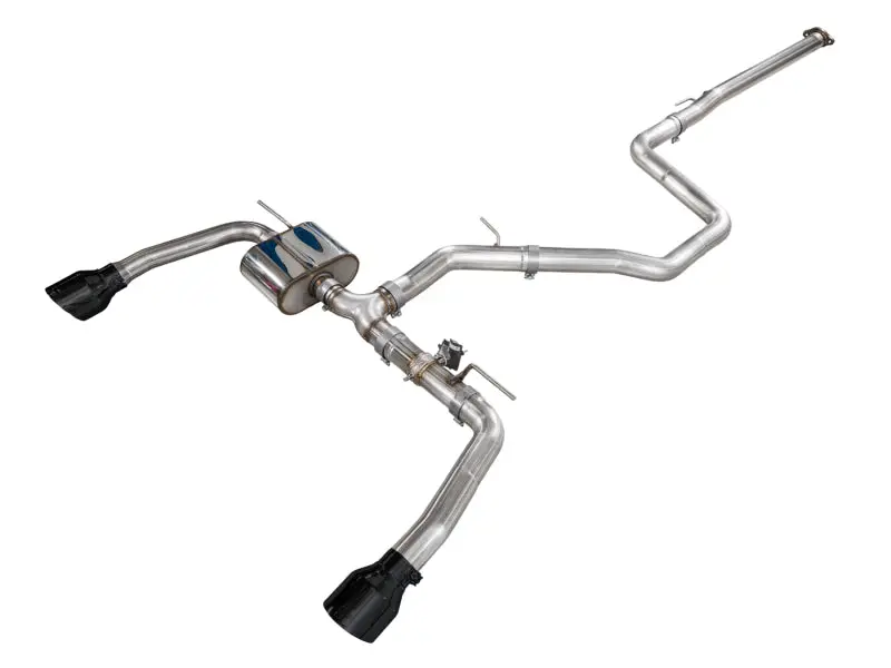 Awe Tuning 22-26 Hyundai Elantra N Switchpath Cat-Back Exhaust - Diamond Black Tips 1