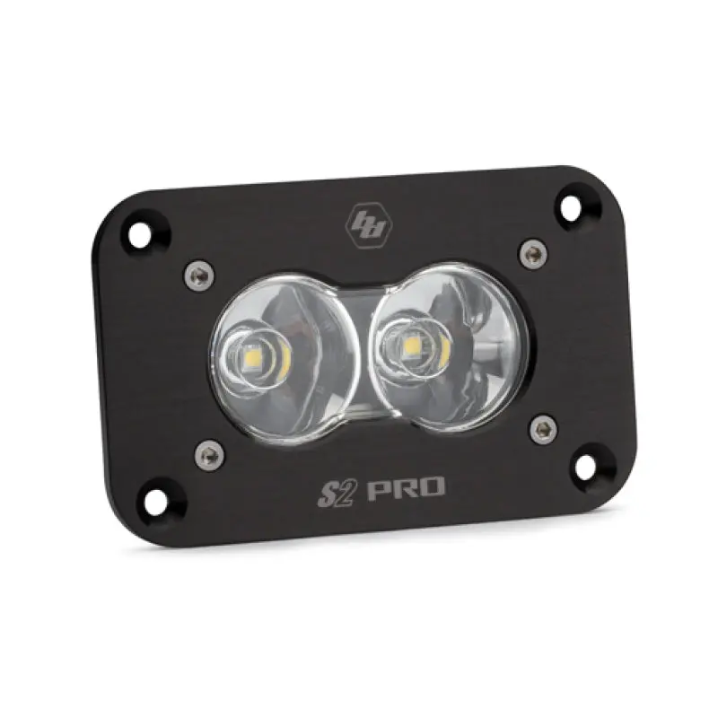 Baja Designs S2 Pro Led Work Light — Flush-Mount, Clear Lens, Scene/Work Beam Pattern 1