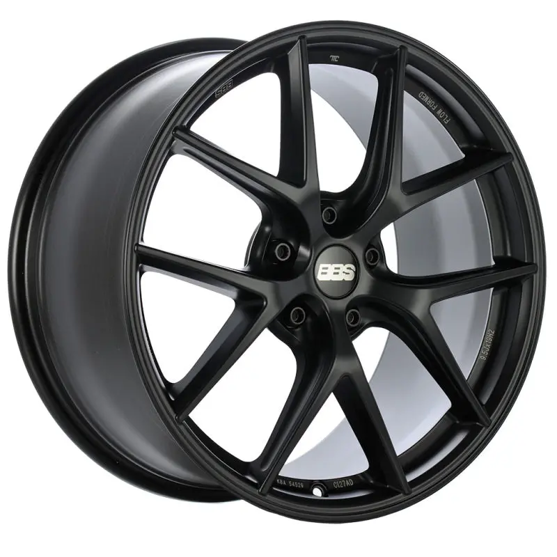 Bbs Ci-R Forged Aluminum Wheel – 19×10″, Et71.5, Satin Black Finish 1