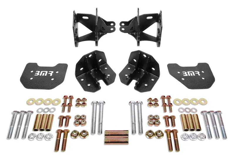 Bmr Rear Coilover Conversion Kit With Control Arm Brackets For 1979–2004 Mustang – Black Hammertone 1