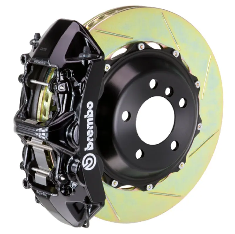 Brembo Gt Big Brake Kit – Front 6-Piston Calipers With Slotted 380X32Mm Two-Piece Rotors For 2001–2002 Dodge Viper Rt/10 & Gts (Type 1 – Black Finish) 1