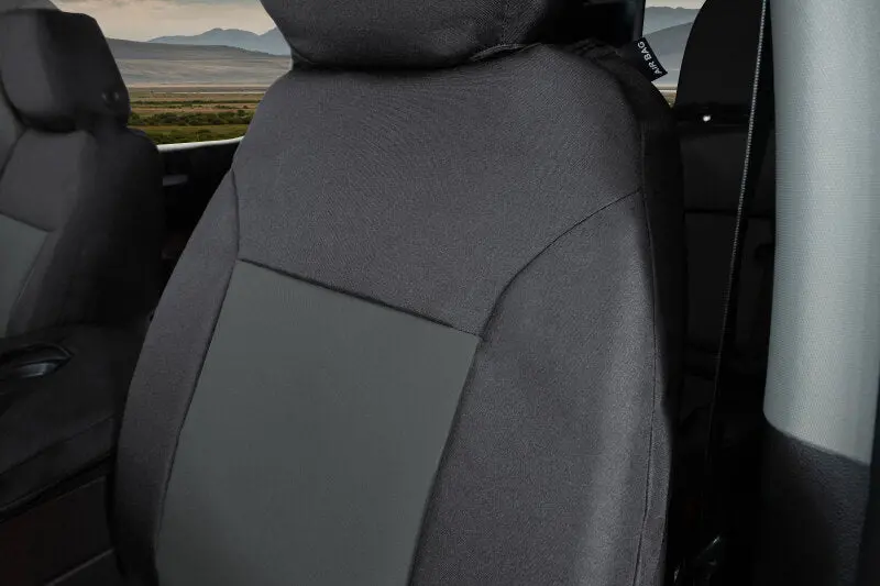 Covercraft Endura Precisionfit Front Row Seat Covers – Black/Charcoal For 2011–2024 Toyota 4Runner 1