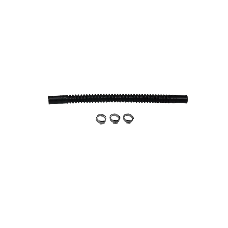 Deatschwerks Convoluted Fuel/Vacuum Tubing – 200Mm Length, Dual 10Mm Id Ends, Black 1